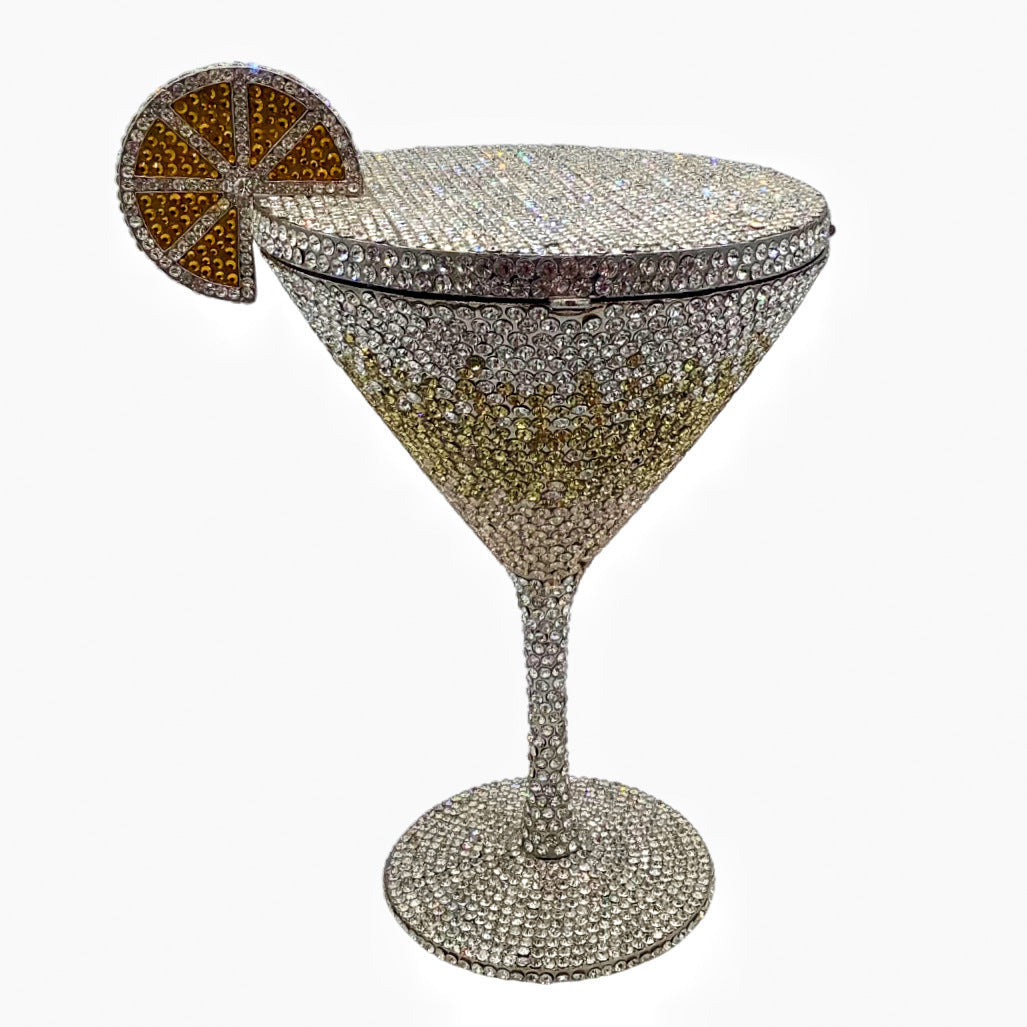 Cocktail Goblet Diamond Dinner Hand Bag - Dana Fashion