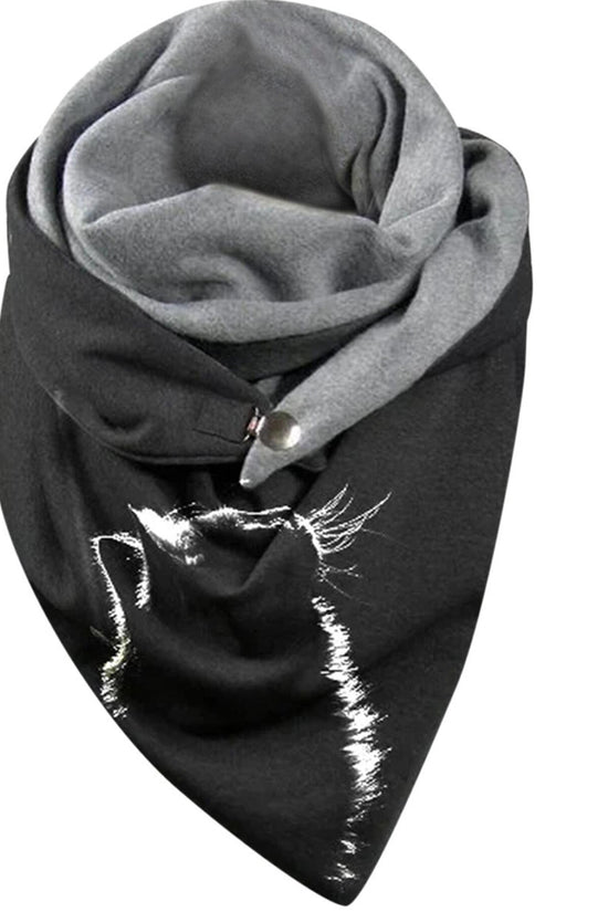Women's Fashion Leisure Warm Clip Scarf