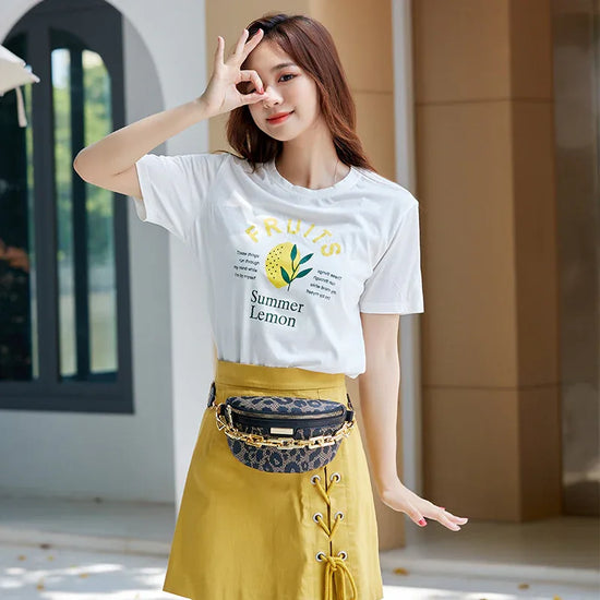 Women's Fashion Chest Bag Shoulder Bag Leopard Print Waist Bag - DanaFashionstore