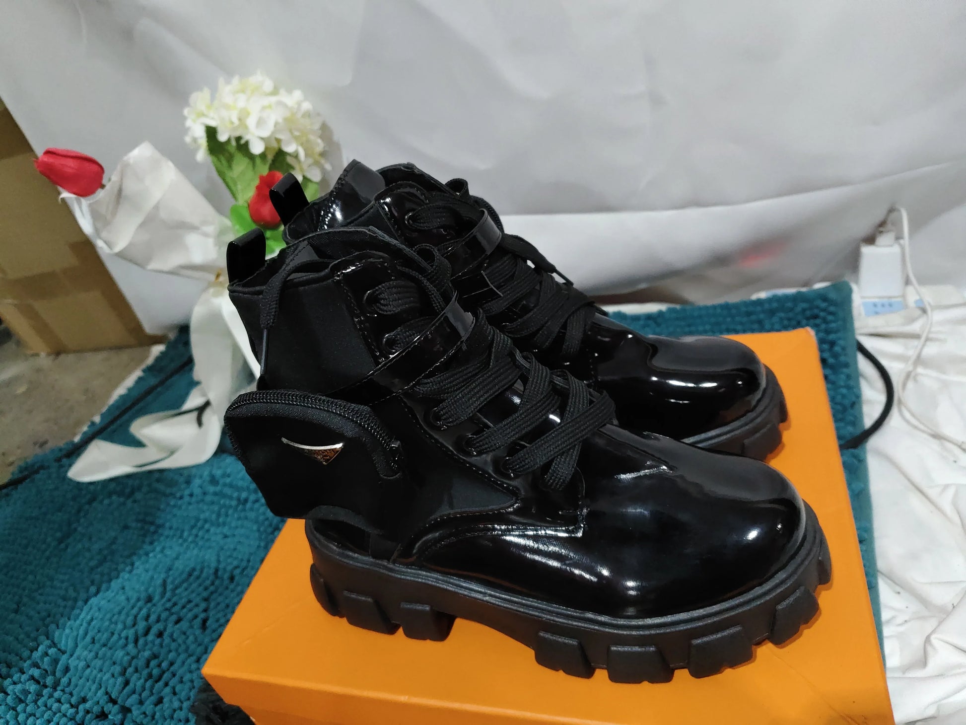 Fashion Pocket Mid-calf Platform Martin Boots - DanaFashionstore