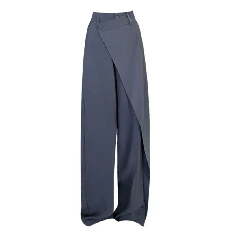 Irregular Wide-leg Pants Ins Fashion Loose Trousers Women's Clothing - DanaFashionstore