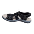 Women's New Roman Wedge Sandals Round Toe Velcro - DanaFashionstore