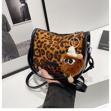 Brown Leopard Printed