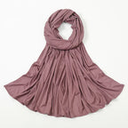 Women's Knitted Thread Cotton Striped Solid Color Scarf - DanaFashionstore