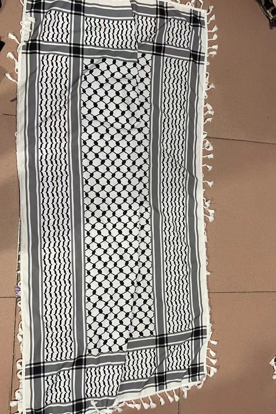 New Four-side Tassel Outdoor Tactics Headscarf