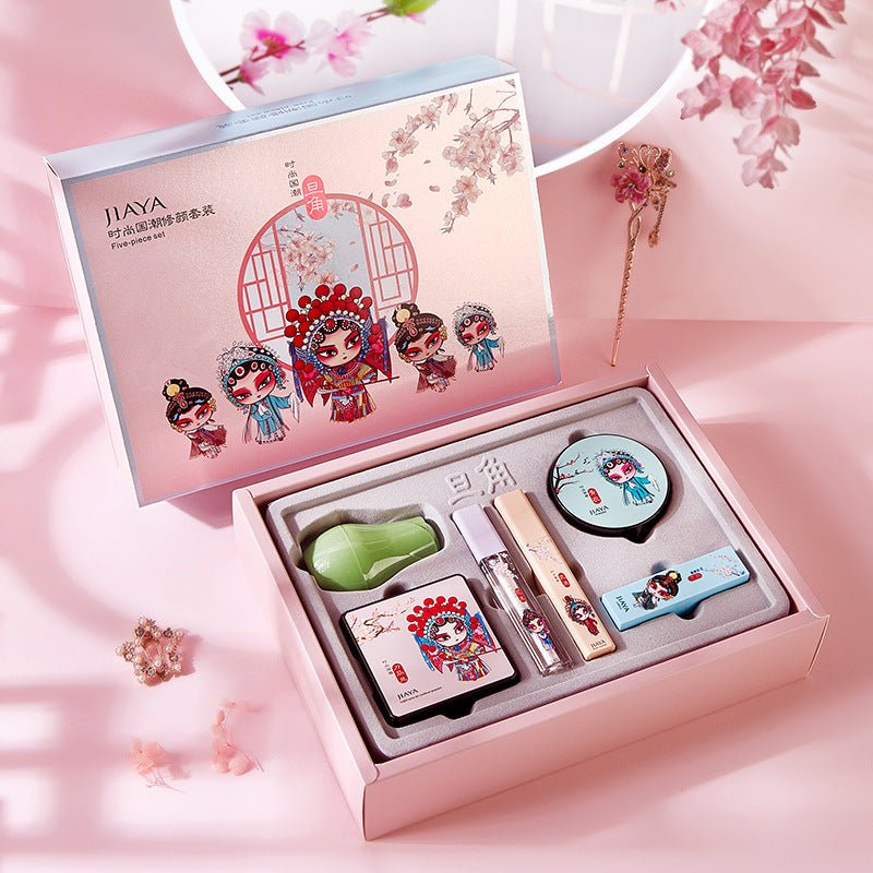 Air Cushion Bb Cream Lipstick Makeup Powder Mascara High Gloss Liquid Cosmetics Set $67.59 Dana Fashion quantity: 1set makeup Product information: Applicable people: general Skin Type: General Efficacy: Concealer, retouch, even skin tone Specifications: n