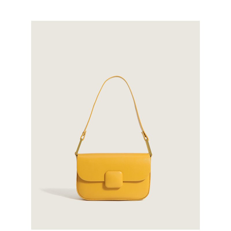 All-match Messenger Bag Fashion Small Square Bag $69.08 Dana Fashion Size: Yellow Women's Bags Product information: Lining texture: PU Material: PU Size: black, white, pink, yellow, green Popular elements: sewing line Style: street trend Packing list: Sho