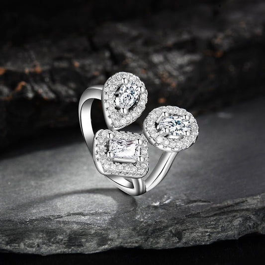 All-Match Ring Female Opening Adjustable Ring $15.00 Dana Fashion Color: R056 Size: Adjustable Opening Women's Accessories Product information: Type: open mouth Treatment Process: Diamond Color: R056 Applicable population: Female Size: adjustable opening