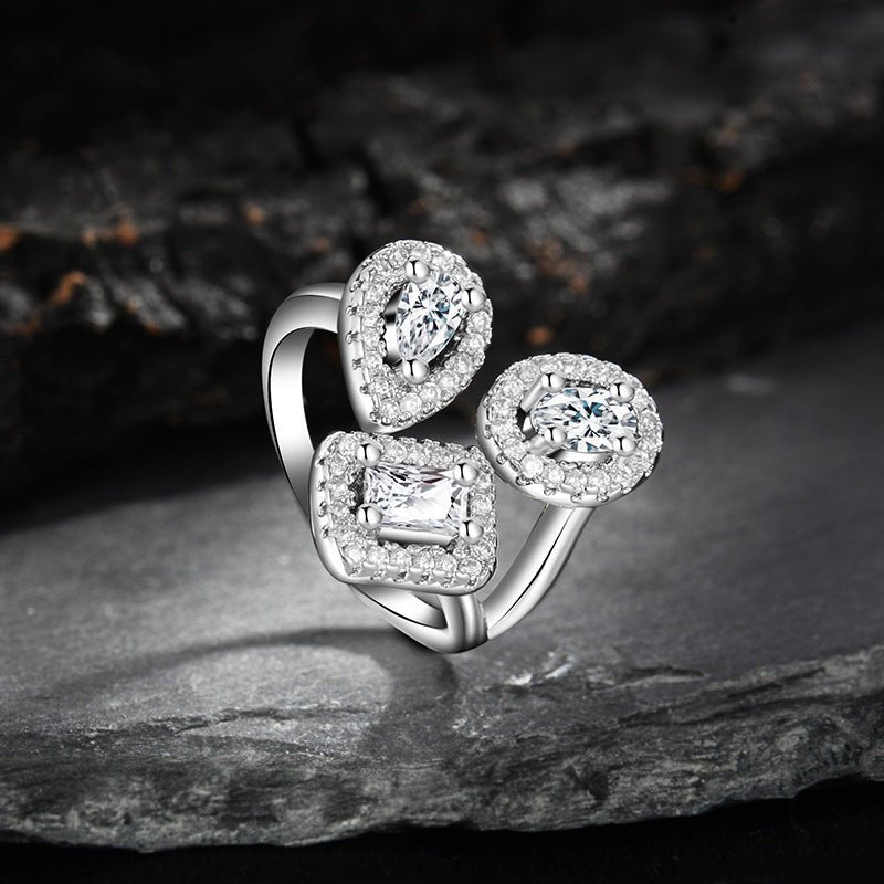 All-Match Ring Female Opening Adjustable Ring $15.00 Dana Fashion Color: R056 Size: Adjustable Opening Women's Accessories Product information: Type: open mouth Treatment Process: Diamond Color: R056 Applicable population: Female Size: adjustable opening