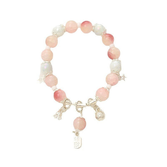 All-matching Graceful Crystal Bracelet For Women $12.00 Dana Fashion Color: K3334 Pink Women's Accessories Product information: Processing Technology: manual Color: K3334 butterfly crack bead bracelet pink, K3335 butterfly crack bead bracelet Blue, K3336