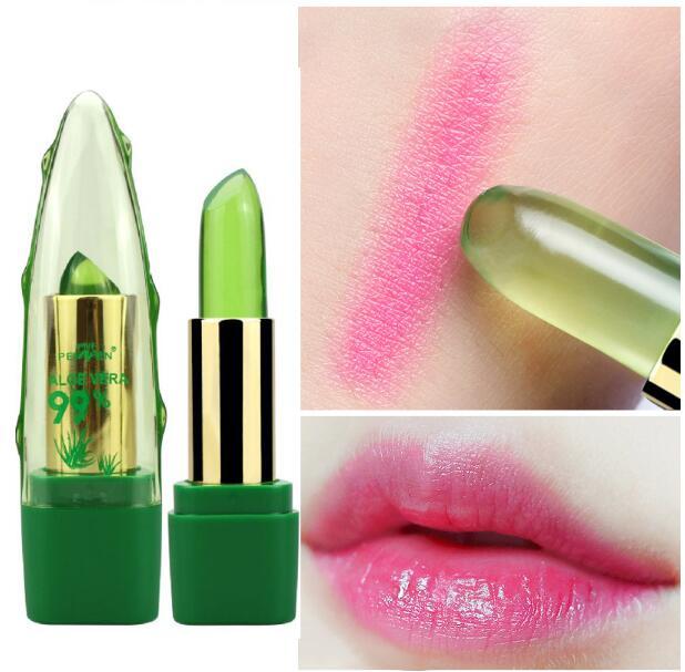 Aloe Vera Gel Color Changing Lipstick Gloss Moisturizer Anti-drying Desalination Fine-grain Lip Blam Care $12.00 Dana Fashion quantity: 1PC makeup Overview: 100% Brand New & High quality Give you a flawless foundation application every single time. Give y