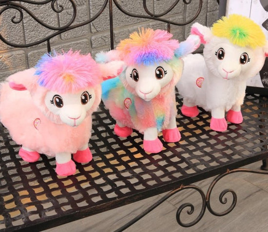 Alpaca plush toy $42.63 Dana Fashion Color: Color Toys & Hobbies Modeling category : Animals Whether the shape is cartoon, anime: yes Animal Category: Alpacas Filling material: PP cotton Plush classification: short plush Whether it is multifunctional: yes