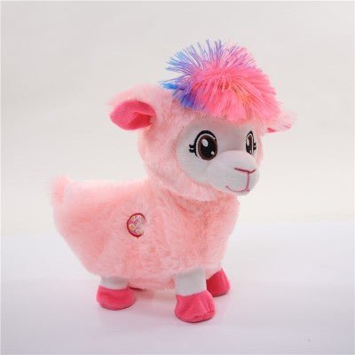 Alpaca plush toy $42.63 Dana Fashion Color: Pink Toys & Hobbies Modeling category : Animals Whether the shape is cartoon, anime: yes Animal Category: Alpacas Filling material: PP cotton Plush classification: short plush Whether it is multifunctional: yes