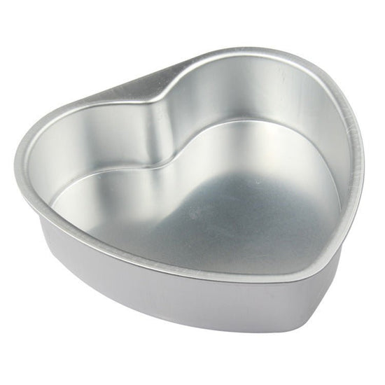 Aluminum Alloy Heart Shaped Live Bottom Cake Mould $34.09 Dana Fashion Color: 10inches Dana's Kitchen Product information: Shape: heart shape Material: aluminum alloy Application: cake mold Size Information: 3 inches - outer diameter 9CM*8CM, depth 2.8CM