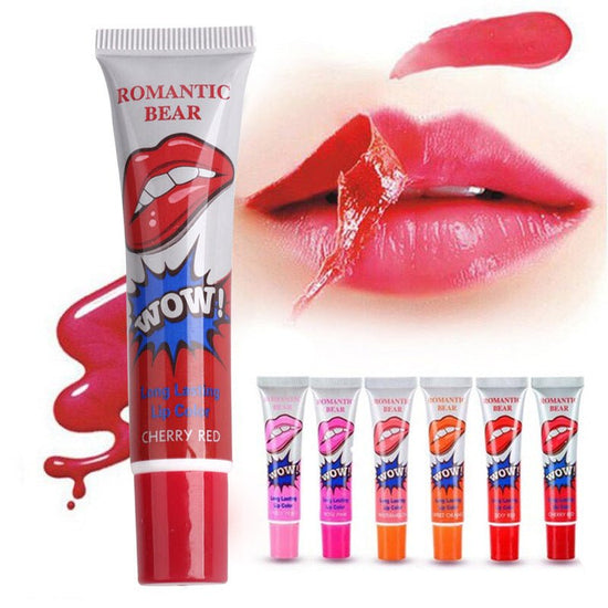 Amazing 6 Colors Peel Off Liquid Lipstick Waterproof Long Lasting Lip Gloss Mask Moisturizer Makeup Tear Pull Lip Lint Cosmetic $23.74 Dana Fashion style: 6piece set makeup Overview: 1. The lip membrane in accordance with the lip, spread evenly, then wait