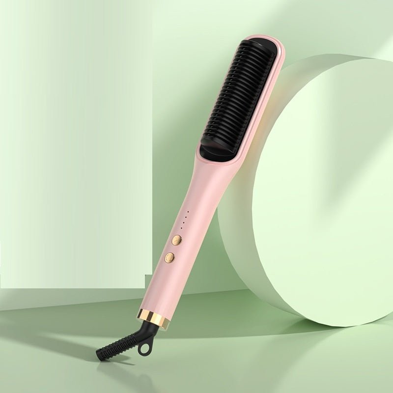 Anion Hair Care Electric Hair Curlers Hair Comb Straightener $28.99 Dana Fashion Power: Pink Please Input: AU Beauty Tools Product information: Power: pink, white, green, black, light green, purple, blue Power supply mode: plug-in type Color: Pink Functio