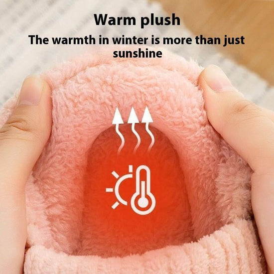 Ankle Wrap Cotton Slippers Women's Winter New Thick Bottom Home Indoor Non-slip Plus Velvet Warm $30.50 Dana Fashion Color: Coffee Bag Heel Size: 40 to 41 Women's shoes Product information: Inner material: artificial wool Color: Pink (ankle-wrapped cotton