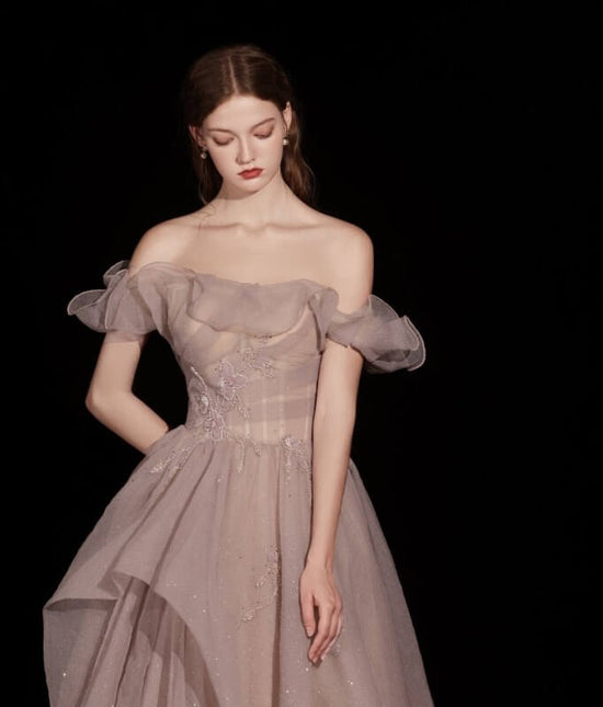 Annual Meeting Host Birthday Dress Bride Wedding Dinner Dress $299.00 Dana Fashion Color: Pink Purple Trailing Size: L Women's clothing Product information: Size: S, M, L Fabric: Skin friendly fabric Style: Korean version Popular element: straps Color cla
