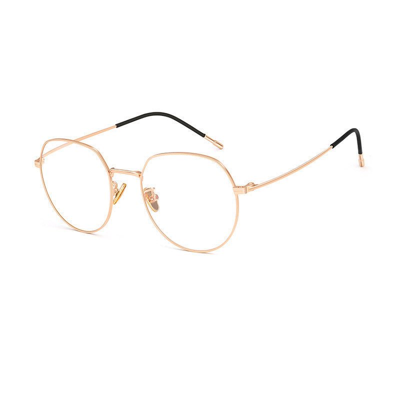 Anti-blue light glasses $22.00 Dana Fashion Rim Color: Rose Gold Frame Women's Accessories Lens material: resin Applicable face: male / female Lens function: anti-blue / anti-UV / decoration 【 protection of glasses 】 1. Single hand lifting and wearing wil