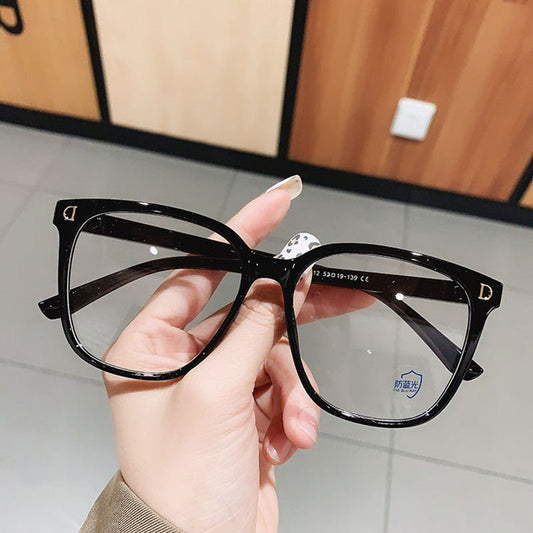 Anti-blue Light Myopia Glasses For Women $19.50 Dana Fashion Color: Black Women's Accessories Product Details: Frame material: PC Style: full frame Glasses style: square frame Suitable for face shape: round face Frame color: black, transparent gray, trans