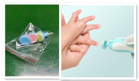 Anti-scratch Multifunctional Baby Electric Nail Polisher $22.74 Dana Fashion Color: Blue set Baby & Mother Describe: 1 Newborn and above. Use gentle but effective shaking to trim your nails safely. No cut! Will not harm the stratum corneum or the soft nai