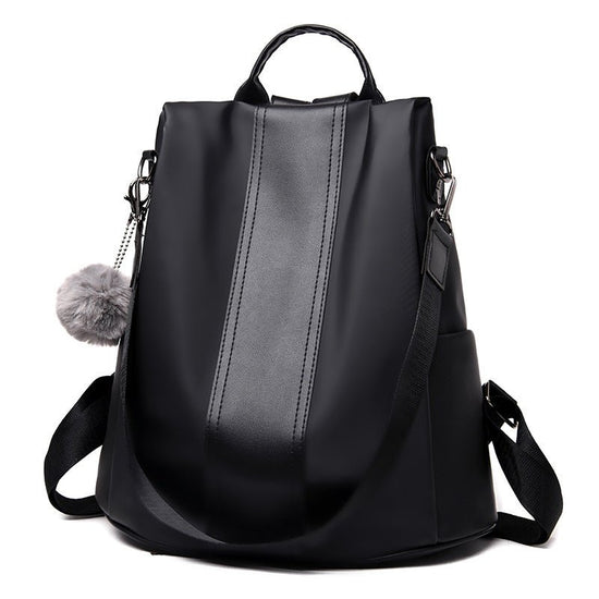 Anti-theft Double Nylon Large Capacity Casual Backpack $56.46 Dana Fashion Color: Black Women's Bags Product information: Pattern: solid color Lining texture: Polyester Color: black, khaki Processing Method: soft surface Outer bag type: Sandwich pocket Ac
