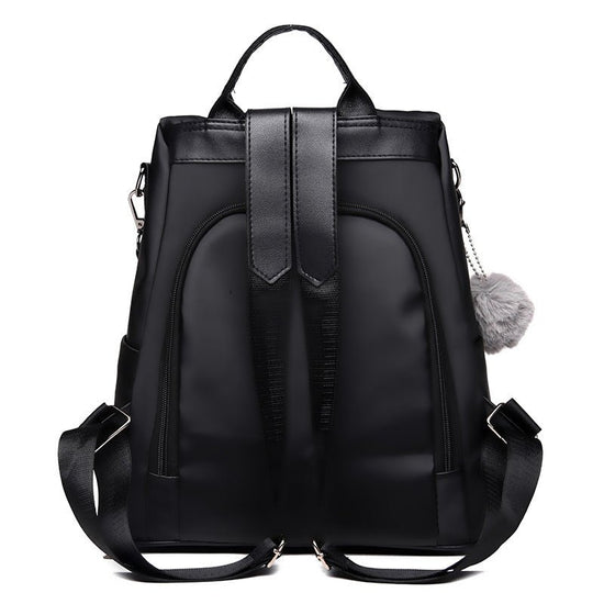 Anti-theft Double Nylon Large Capacity Casual Backpack $56.46 Dana Fashion Color: Black Women's Bags Product information: Pattern: solid color Lining texture: Polyester Color: black, khaki Processing Method: soft surface Outer bag type: Sandwich pocket Ac