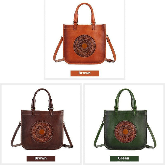 Artistic Chinese Style Shoulder Bag Crossbody New Fashionable All-match Women's Handbag $149.99 Dana Fashion Color: Brown Women's Bags Product information: Lining texture: Polyester Applicable scenarios: Daily matching Color: Brown Outer bag type: Sandwic
