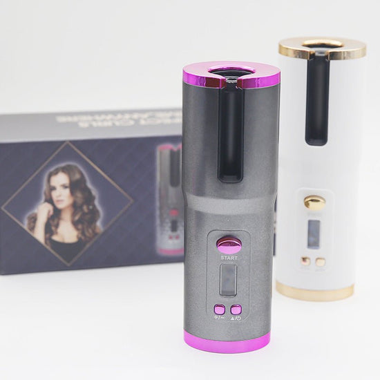 Automatic Curler Wireless Portable USB Charging Curler $45.99 Dana Fashion Color: Grey Model: USB Beauty Tools Product information: Product category: curling iron Applicable hair type: dry hair Heat conductor material: tourmaline ceramic Diameter of heat