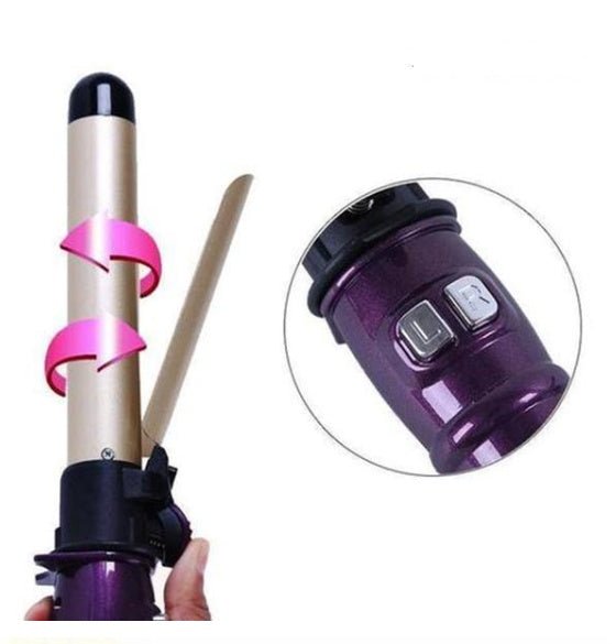 Automatic curling iron ceramic roll does not hurt hair perm curl artifact 360 degree automatic rotation $37.32 Dana Fashion Color: Purple plug: EU power: 25MM Beauty Tools Product Type Curler Suitable for hair, dry hair Thermal Conductor Material Tourmali