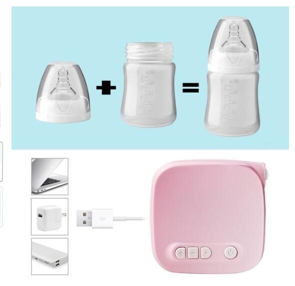 Automatic Milk Pumps Kit Electric Breast Natural Suction Enlarger Feeding Bottle USB Breast Milksucker BM $45.55 Dana Fashion Color: White Baby & Mother Features: 100% new high quality Made of PP and silica gel, no bisphenol a, no harmful substances, high