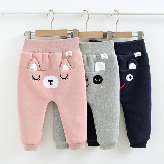 Autumn and winter cartoon butt pants $40.60 Dana Fashion Color: Grey Size: 100cm Baby Clothing Element cartoon, cute, trendy fan Fabric name Cotton Main fabric composition: cotton Main fabric ingredient content 84 (%) Waist waist Pants placket rubber band