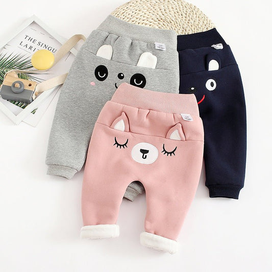 Autumn and winter cartoon butt pants $40.60 Dana Fashion Color: Grey Size: 100cm Baby Clothing Element cartoon, cute, trendy fan Fabric name Cotton Main fabric composition: cotton Main fabric ingredient content 84 (%) Waist waist Pants placket rubber band