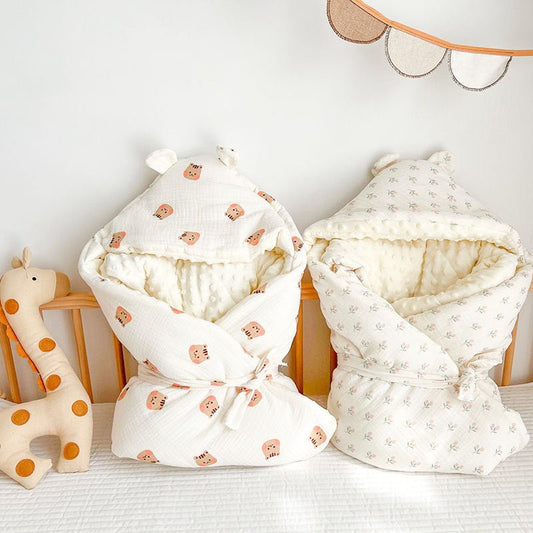 Autumn And Winter Thickened Baby Cotton Wrinkled Beanie Velvet Quilt $51.60 Dana Fashion Color: Flowers Baby Clothing Product information: Product category: hug quilt Fabric: pure cotton Filling: polyester cotton Pattern: animals, cartoons, avatars, flowe