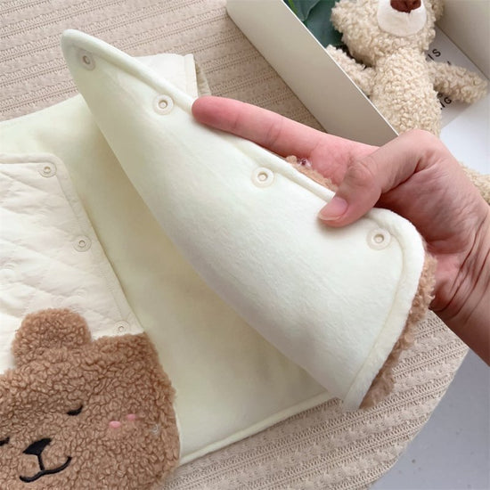 Autumn And Winter Windproof Thickening Children Outerwear Cartoon Winter Fleece Vest $32.92 Dana Fashion Color: Brown Bear Suitable For Height: 90cm Baby Clothing Product information: Pattern: Cartoon Color: green Panda [wool lining quilting], brown bear
