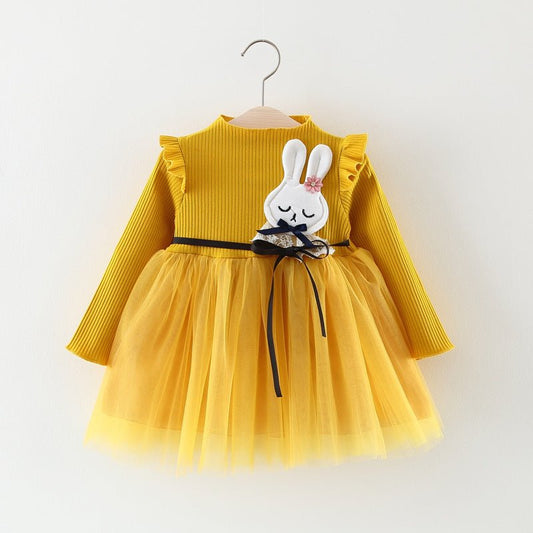 Autumn Girl Princess Dress Baby Girl Skirt Gauze Girl Children 0-1-2-3 Years Old Baby Girl Dress $23.47 Dana Fashion Color: yellow Size: 80cm Baby Clothing Product information: Style: Korean Fabric name: cotton Skirt category: dress Suitable age group: in
