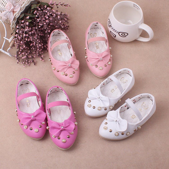 autumn new baby single shoe Korean version of female baby shoes fashion pearl water drill wholesale $25.82 Dana Fashion Color: Pink Size: 21 Baby & Mother 1