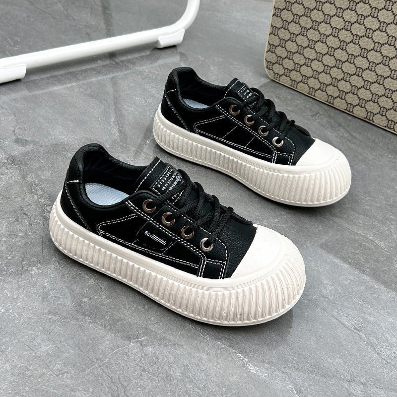 Autumn New Platform Height Increasing Breathable Casual Shoes Street Shot $34.36 Dana Fashion Color: Black Size: 35 Women's shoes Product information: Pattern: solid color Lining material: Mesh Applicable sports: Universal Color: beige, khaki, Black Upper