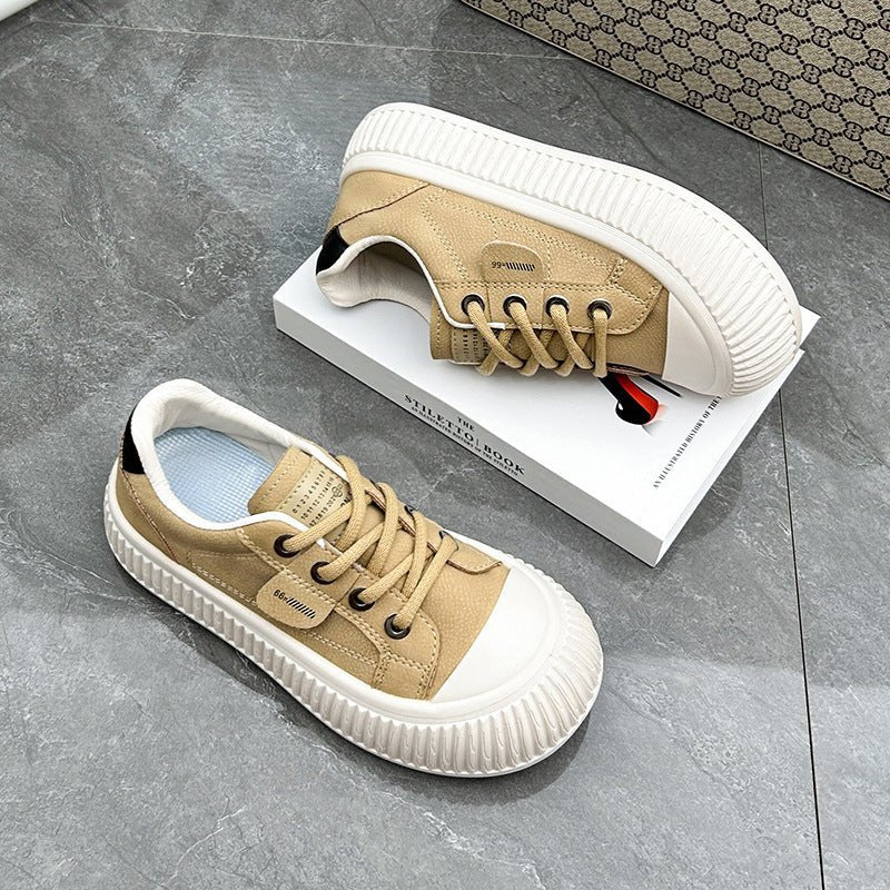 Autumn New Platform Height Increasing Breathable Casual Shoes Street Shot $34.72 Dana Fashion Color: Beige Size: 36 Women's shoes Product information: Pattern: solid color Lining material: Mesh Applicable sports: Universal Color: beige, khaki, Black Upper
