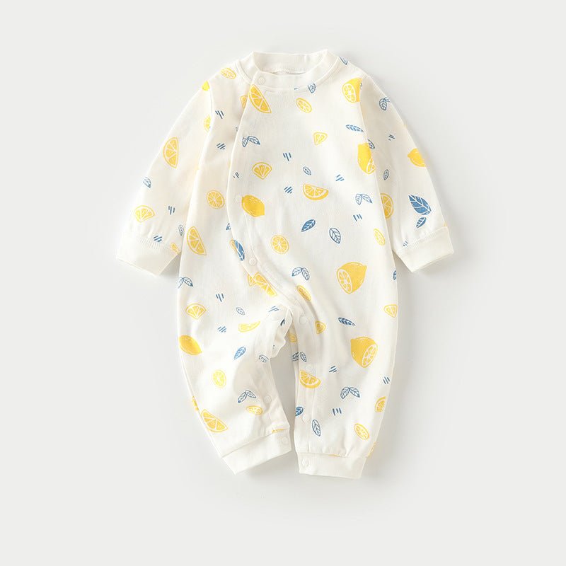 Autumn Thin Baby Pajamas And Baby Onesies $15.00 Dana Fashion Color: Cartoon dragon Size: 59cm Baby Clothing Product information: Full grade: Class A Fabric name: Cotton Suitable seasons: spring and autumn, winter, spring, autumn Suitable age: newborns (0