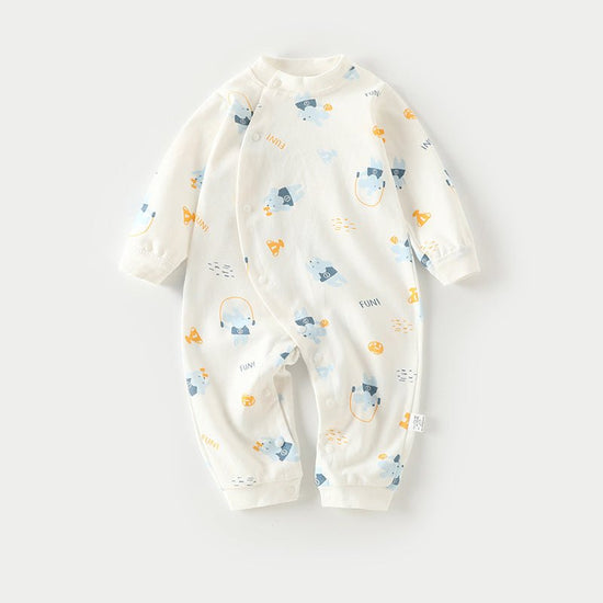 Autumn Thin Baby Pajamas And Baby Onesies $15.00 Dana Fashion Color: Little mouse Size: 59cm Baby Clothing Product information: Full grade: Class A Fabric name: Cotton Suitable seasons: spring and autumn, winter, spring, autumn Suitable age: newborns (0~1