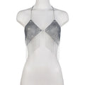 Faux-metallic Sexy Hot Girl Sequins Chest Necklace - DanaFashionstore
