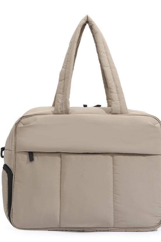 Down Handbags Winter Travel Duffle Bag With Shoes Compartment Portable Sports Yoga Gym Fitness Shoulder Bags For Weekender Overnight Tote Women