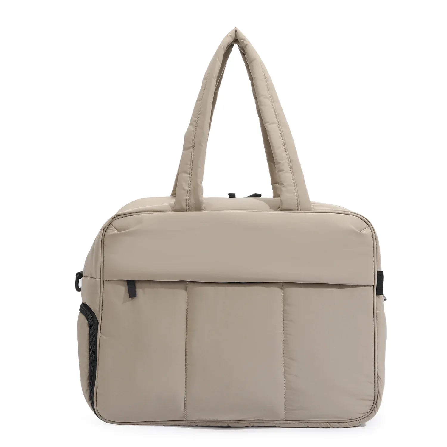 Down Handbags Winter Travel Duffle Bag With Shoes Compartment Portable Sports Yoga Gym Fitness Shoulder Bags For Weekender Overnight Tote Women - DanaFashionstore