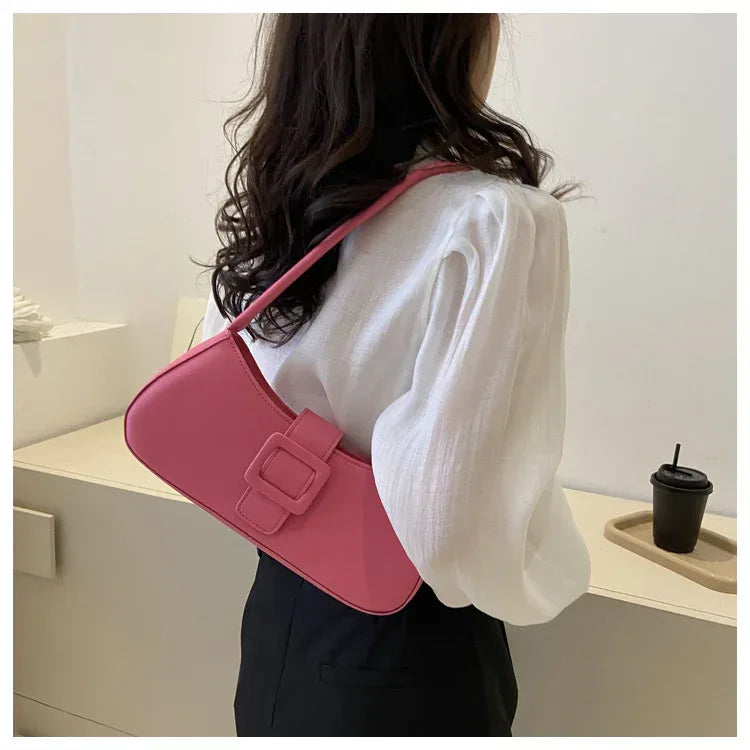 Western Style Shoulder Texture Crossbody Underarm Small Square Bag - DanaFashionstore