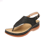 Summer Shoes Roman Retro Style Clip Toe Sandals Women Ankle Buckle Shoes - DanaFashionstore