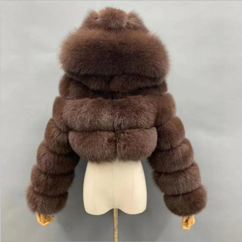 New Winter Faux Fur Coat for Women - DanaFashionstore