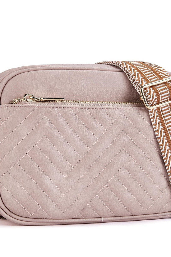 Cow Color Matching Multifunctional Zipper Crossbody Bag - DanaFashionstore