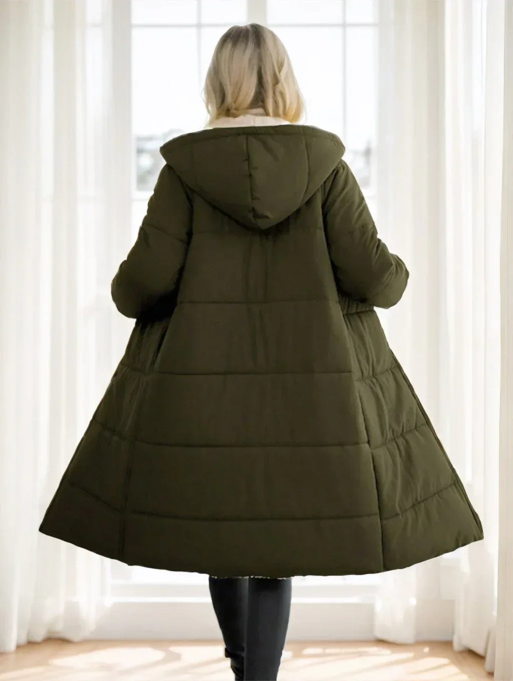 Women's Winter Long Sleeve Zip Up Hooded Cotton Padded Coat 2026 - DanaFashionstore