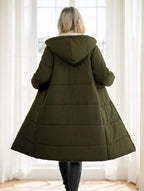 Women's Winter Long Sleeve Zip Up Hooded Cotton Padded Coat 2026 - DanaFashionstore